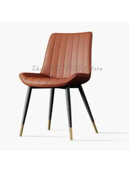 Скандинавская спинка стула, простой современный рабочий стол, табурет для домашнего обихода, легкий роскошный обеденный стол, обеденный стул для макияжа в спальне