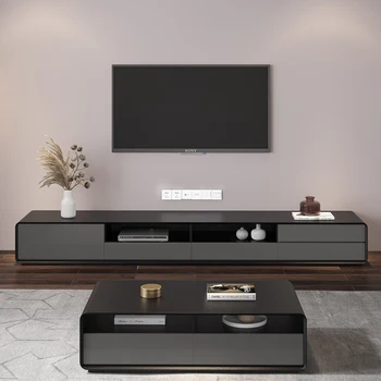 Современная подставка для телевизора, шкаф с плоским экраном, Настенный шкаф для ТВ-консолей, Дешевая ретро-мебель для спальни Wohnzimmer SQC