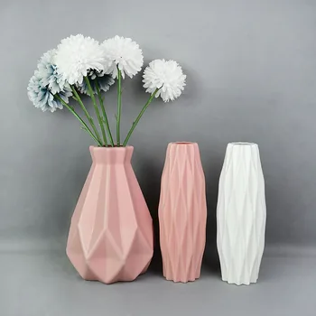 Современные вазы для украшения дома Цветочная композиция в скандинавском стиле Гостиная цветочный горшок Оригами для интерьера