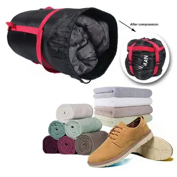 Спальный мешок, компрессионный мешок для вещей, многофункциональная сумка для хранения одежды для пеших походов, в путешествиях есть только сумка для хранения