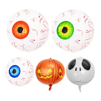 Страшные украшения для глазных яблок, Воздушные шары, Надувные Страшные Шарики для глаз, Игрушки многоразового использования, Креативные Праздничные принадлежности для вечеринки на Хэллоуин