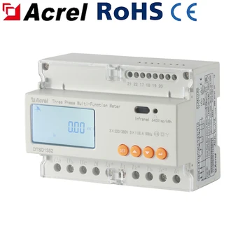 Трехфазный измеритель переменного тока Acrel Smart DTSD1352 на Din-рейке установлен с сертификатом CE