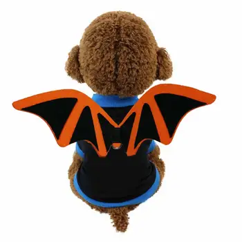 Удобный костюм для домашних животных, привлекательный Костюм летучей мыши на Хэллоуин, Аксессуары для трансформации для кошек и собак с тонкой