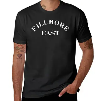 Футболка Fillmore East, изготовленная на заказ, белые футболки для мальчиков, мужские футболки с графическим рисунком, большие и высокие