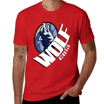 Футболка Wolf Cola, пустые футболки, забавные футболки, короткая футболка, мужские футболки с графическим рисунком, забавные