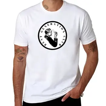 Футболка с эмблемой клуба нового поколения Beat, черные футболки, летняя одежда, мужские хлопковые футболки.