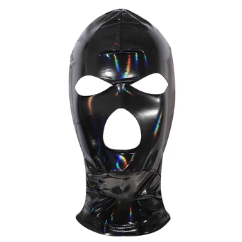 Хэллоуин Косплей Головные Уборы Для взрослых С полным покрытием головы Латексные маски Необычная Градиентная Балаклава Карнавальные Маскарадные маски для вечеринок