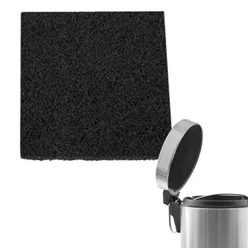 Черный квадратный компостный фильтр, ватная фильтрующая губка для кухонной бочки, компост вместо фильтра, Активированный уголь