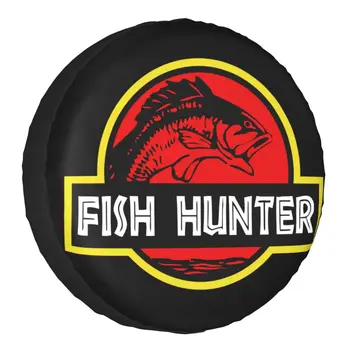 Чехол для шины запасного колеса Fish Hunter, пристрастие к рыбалке, Подарок рыбака для прицепа, внедорожника, грузовика, кемпера, Протекторы для колес прицепа