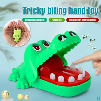 1 ~ 10ШТ, детское мини-животное, кусающее палец, Брелок для ключей, игрушка-головоломка для малышей, ручная игра, интерактивные игрушки для родителей и детей, дети