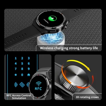 2023 Новые 1,45-дюймовые смарт-часы GT3 Pro Мужские Blue Tooth Call IP68 Водонепроницаемый Спортивный фитнес-трекер NFC Смарт-часы GT3pro Женские
