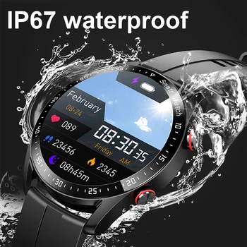 2023 Новые смарт-часы ECG PPG с Bluetooth-вызовом, мужской музыкальный плеер, водонепроницаемый спортивный фитнес-трекер, ремешок из нержавеющей стали, умные часы