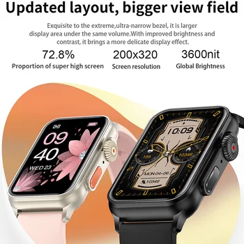 2023 Новые Смарт-Часы Водонепроницаемый Спортивный Браслет Фитнес-Трекер 1,57 Дюймов Bluetooth Call Smartwatch Для Мужчин Женщин Для Android IOS