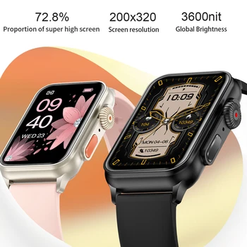 2023 Новые Смарт-Часы с Bluetooth-Вызовом, Голосовой Помощник с Искусственным Интеллектом, Фитнес-Трекер с 1,57-Дюймовым HD-Экраном, Умные Часы Для Мужчин И Женщин Для Android IOS