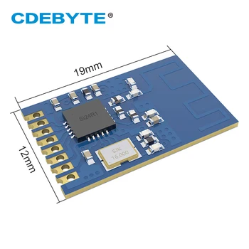 CDEBYTE E01C-ML01S Si24R1 2,4 ГГц 7 дБм многоканальный коммуникационный SMD беспроводной радиочастотный модуль с печатной платой антенна
