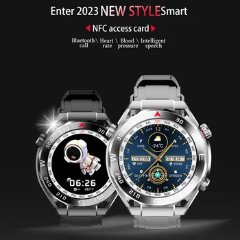 LEMFO Smartwatch Man 2023 Bluetooth Вызов NFC Смарт-часы Мужские Водонепроницаемые Беспроводные Зарядки 1,39 дюйма 360 * 360 HD Экран