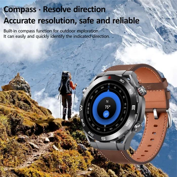 Для HuaWei UltiMate Smart Watch HK5 Hero с 1,5-дюймовым Amoled-экраном Ltpo, деловые часы, GPS-трекер, мужские спортивные умные часы с функцией ChatGPT