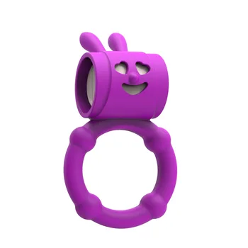 Кольцо для фиксации спермы с вибрацией в виде головы кролика, кольцо для задержки спермы, кольцо для пениса С-точечной стимуляцией, кольцо для фиксации спермы с вибрацией, мужские секс-игрушки
