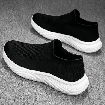 Летняя мужская дышащая легкая спортивная обувь 2023 года на нескользящей толстой подошве, универсальные повседневные кроссовки для женщин