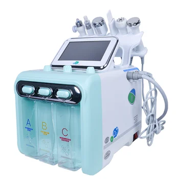 Машина Красотки SkinCare малого пузыря Hydro H202 Лицевая С Портативной Водой Dermizer Water Oxygen Jet Diamond Water Micro-Dermize