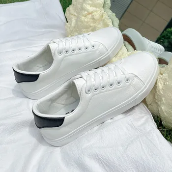 Модные брендовые разноцветные туфли на плоской подошве; Женская повседневная спортивная обувь; Мужская пара; маленькие белые туфли на шнуровке; удобная праздничная обувь для прогулок