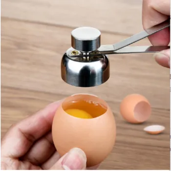 Новые Практичные Металлические ножницы для яиц, Резак для яиц, Открывалка для скорлупы, Набор креативных кухонных инструментов для открытия вареных сырых яиц из нержавеющей стали