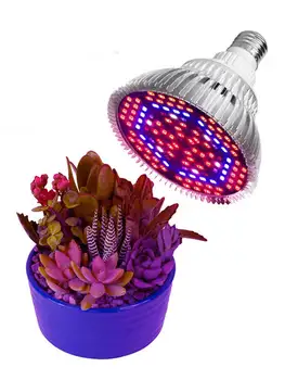 Новый E27 Led Grow Light полного спектра мощностью 50 Вт 78 светодиодов Лампа для выращивания цветочных растений Система гидропоники светодиодное освещение аквариума