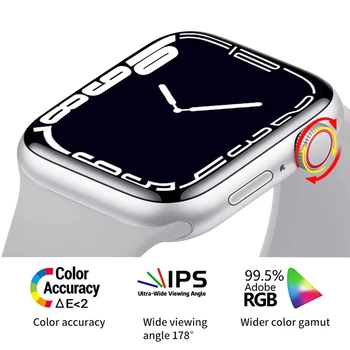 Оригинальные Смарт-часы IWO 14 X8 Pro Max Bluetooth Call Монитор Артериального Давления 44 мм Серии 7 Smartwatch Watches Для Apple Android