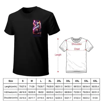 Футболка Milky way Cat, футболки на заказ, футболки с графическим рисунком, топы, мужская футболка