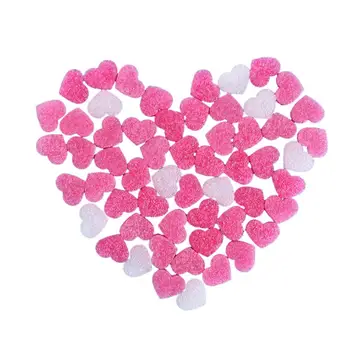 100шт Модный Губчатый шарик Романтического Защитного Смешивания Цветов, Наполнитель Подарочной коробки из губчатых шариков в форме сердца
