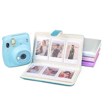 128 карманов Фотоальбом большой емкости Instax Mini Фотоальбом-картотека для Fujifilm Mini 11 9 8 7s 90 Film Picture