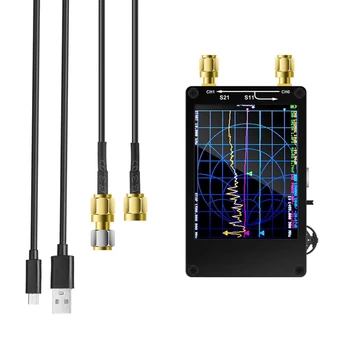 1Set Vnanovna Векторный сетевой анализатор 2,8-дюймовый TFT-дисплей Анализатор спектра 50 кГц-900 кГц Антенна Сетевой анализатор печатной платы