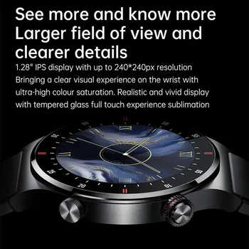 2023 Новые часы Мужские Смарт-часы Мужские Водонепроницаемые Часы Спортивные Фитнес-Умные Часы Мужские для Oppo A95 5G A94 Samsung A145G OPPO Reno5