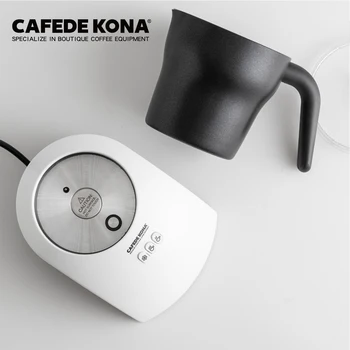 CAFEDE KONA Home Family Инструмент для приготовления Капучино Из Нержавеющей Стали 600 мл Ручной Вспениватель Молока