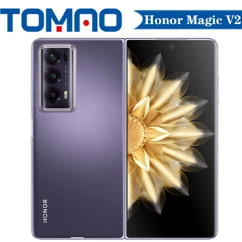Honor Magic V2 5G Мобильный Телефон со сложенным экраном Snapdragon 8 + Gen 2 Leading Edition 7,92 