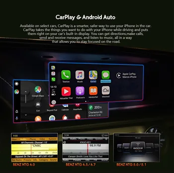 Беспроводной Carplay SWITNAV Для Benz G-Class W463 2012-2018 G63 G65 AMG G500 G63 Carplay Android Автоматический Модуль Зеркальной Связи AirPlay
