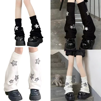 Гетры для женщин и девочек, грелки для ног в японском стиле 