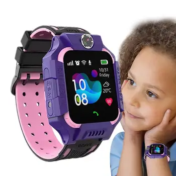 Детские умные часы для мальчиков и девочек, цифровые водонепроницаемые умные часы, студенческие часы, видео о местоположении телефона для студентов, мальчиков и девочек на улице