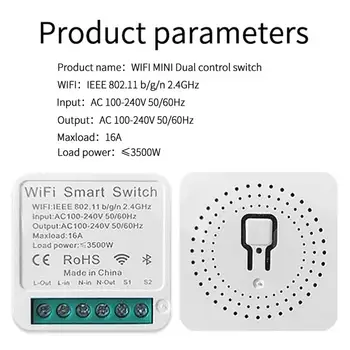 Интеллектуальные переключатели TP Link Wi-Fi, выключатель света, требуется нейтральный провод, поддержка приложений, голосовые помощники для умного дома, Переключатель TP Link для