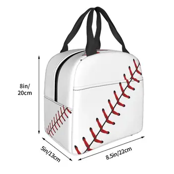 Кружевной ланч-бокс для софтбола, бейсбола, термоохладитель, сумка для ланча с пищевой изоляцией для детей, школьников, портативные сумки для пикника
