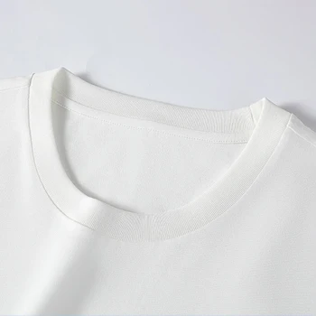 Летняя одежда, уличная футболка в стиле ретро, Мужская хлопковая Свободная Американская Повседневная футболка с геометрическим рисунком, топы с короткими рукавами