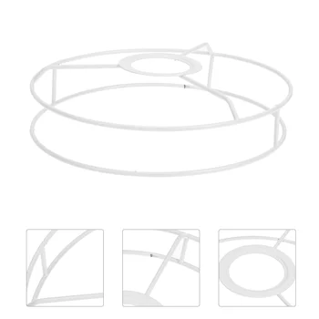 Металлическое кольцо для абажура Световая Клетка Защита Абажура Подвеска Винтажная Рамка Поддержка