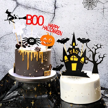Новые аксессуары для Хэллоуина Набор флажков для торта 