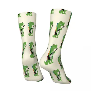 Носки Croco Rock Sock, мужские женские чулки из полиэстера, настраиваемая футболка с надписью 