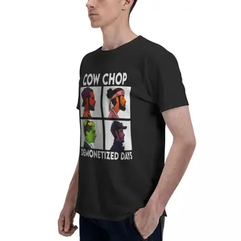Потрясающая футболка Cow Chop, хлопковые футболки высокого качества, уникальная одежда, футболка для мужчин и женщин, идея подарка