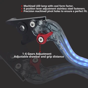 Рычаги Тормозной системы сцепления Мотоцикла с Постоянно включенным Сигналом поворота Для Honda VFR1200/F CBF1000/A CB1100/GIO CB1300 Рукоятка тормоза