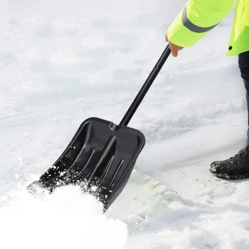 Складная Лопата для снега, Складной Инструмент для чистки Компактной Лопаты для автомобиля на открытом воздухе