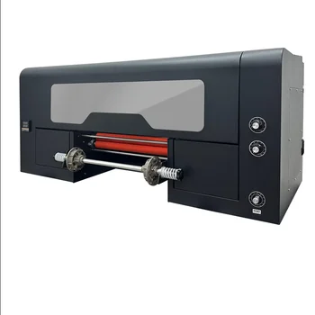 Струйный принтер с УФ-чернилами A3, клей для переноса пленки, Кожаная наклейка, УФ-принтер DTF для дерева с ламинатором