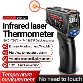 Термометр Модернизированный TH06, Измеритель температуры нагрева для приготовления пищи, ИК-Поверхность-Инструмент для Пиццы, Сковородки