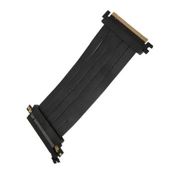 Удлинитель графического процессора Стабильная Передача Черный PCIE 3.0 16x Riser Cable Высокоскоростной для GTX1080GTX1080Ti для RTX2080 RTX2080Ti